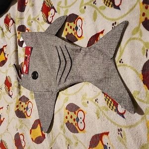 Christmas House Gray Shark Stocking